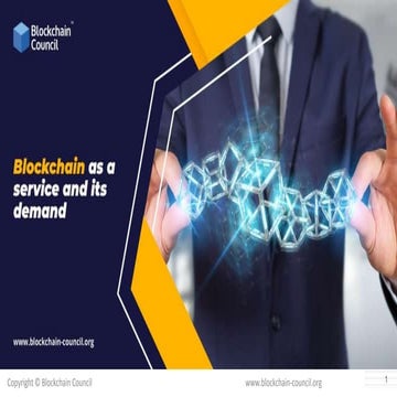 Blockchain as a service and its demand