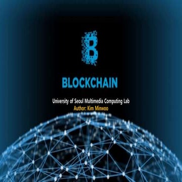 Blockchain Basic Concept Theory (Beginner Version) / 초보자를 위한 블록체인 기초 개념 이론