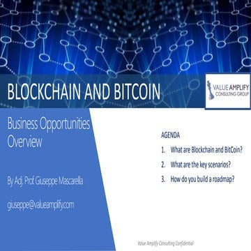 Introduction to Blockchain and BitCoin New Business Opportunties