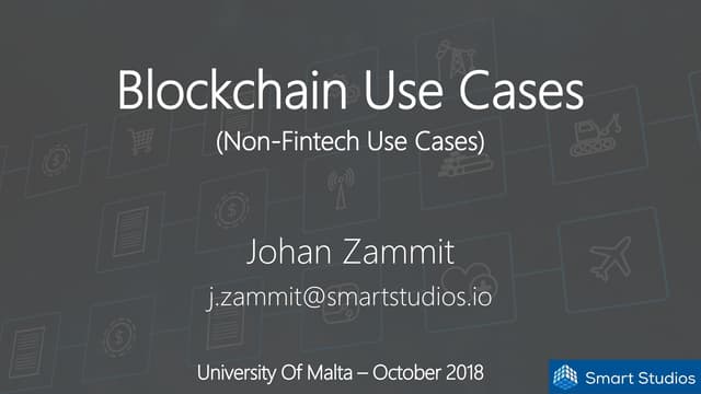 Blockchain Use Cases In Business