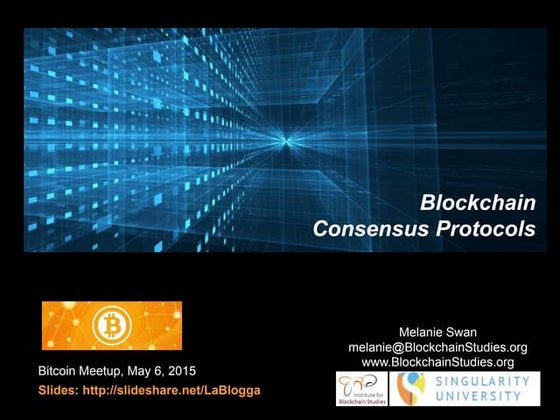 Overview of Blockchain Consensus Mechanisms | PPT