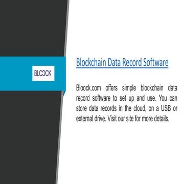 Blockchain Data Record Software Bloock.pptx