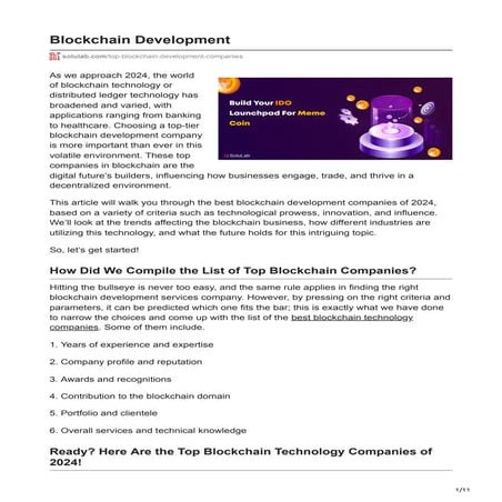 Top 5 Blockchain Development Companies in USA (PPT).pptx