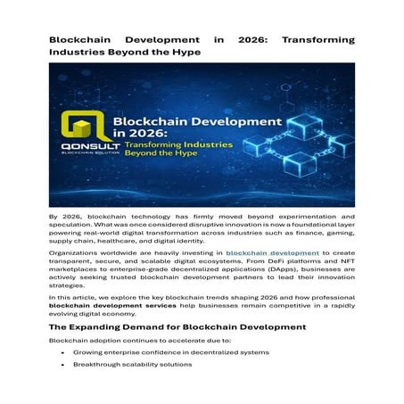 Blockchain software development | PPTX