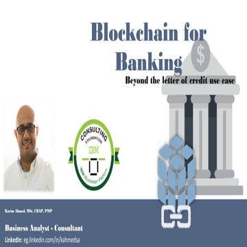 Blockchain for banking