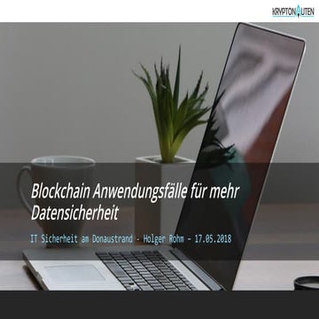Blockchain Anwendungsfälle für mehr Datensicherheit