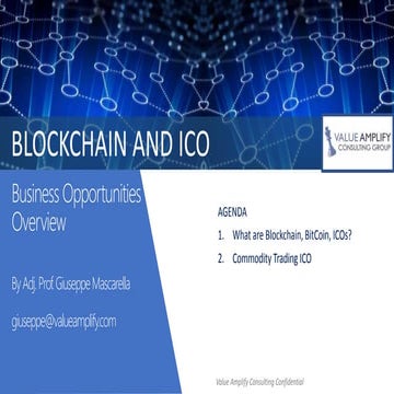 Tutorial on BlockChain and ICO in Commodity Trading