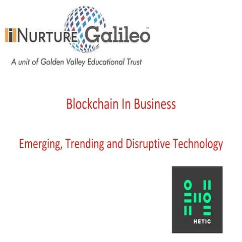 Blockchain In Business