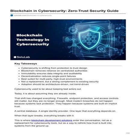 Blockchain Security | PPTX