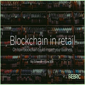 Blockchain in retail - Faebric