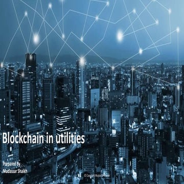 Blockchain in Utilities