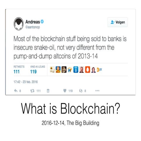 Blockchain nerd event the big building 2016 12-14