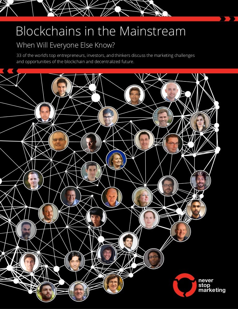 marketers and cryptocurrencies we all need to go mainstream. marketers and cryptocurrencies we all need to go mainstream.