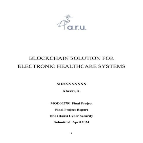 Blockchain solution for electronic healthcare systems.pdf
