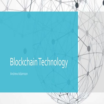 Block chain technology