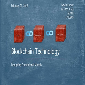 Blockchain technology