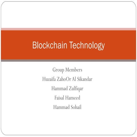 Blockchain technology | Bitcoins