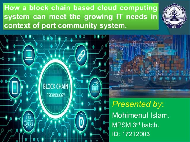 Block chain technology in pcs