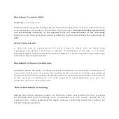 Block chain trends in 2022