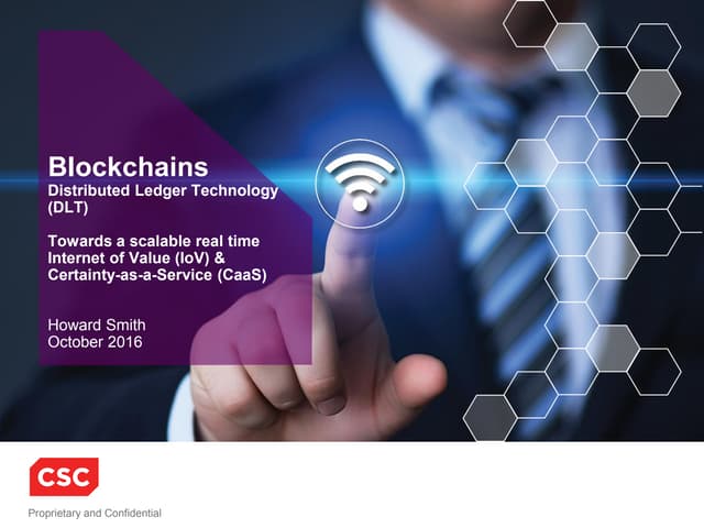 Blockchain in 2016 - Advanced Distributed Ledger Technologies