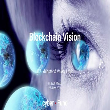 Blockchain Vision