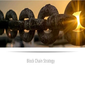 Blockchain whitepaper v1.0