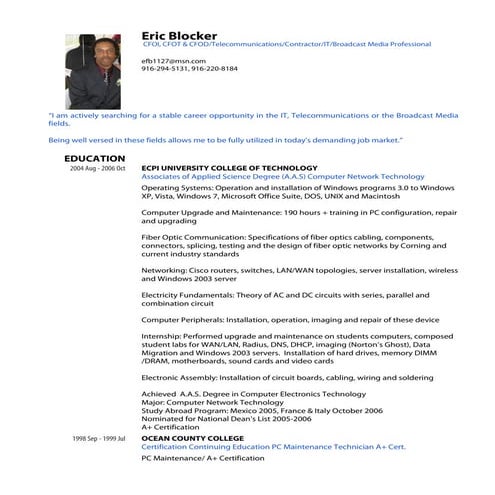 Blocker cv 2012-12-15 | PDF