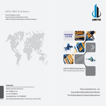 C110 concrete block making machine price list. | PDF