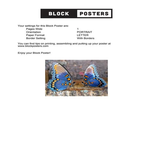 Blockposter 