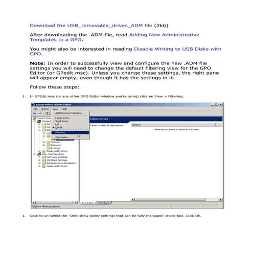 usbblocking in desktop laptop