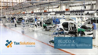 O Bloco K é a evolução em versão digital do livro Registro de Controle de Pro...