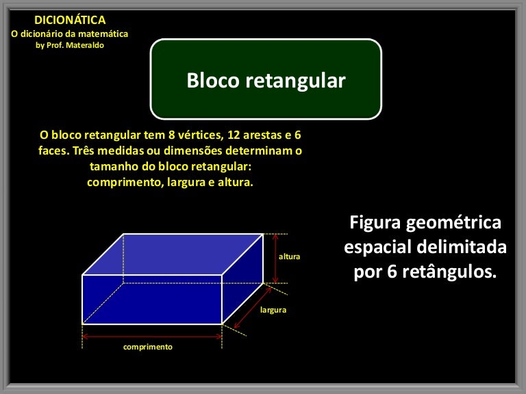Qual A Medida Da Diagonal Do Bloco Retangular Abaixo