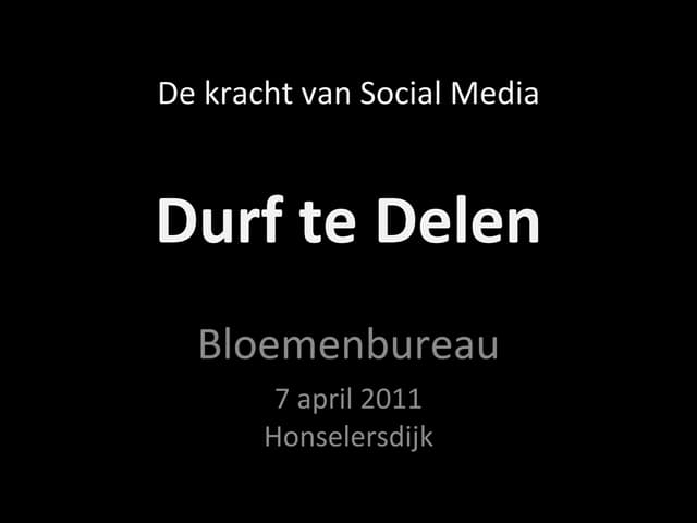 Bloemenbureau 5 april 2011