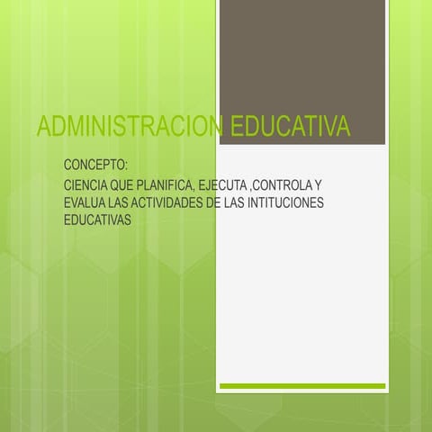 Administración educativa
