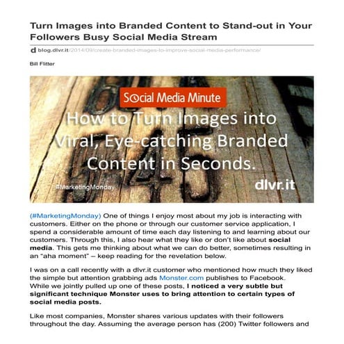 Increase Social Media Impact by Adding Custom Branded Images