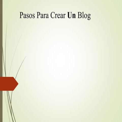 pasos para crear un blog