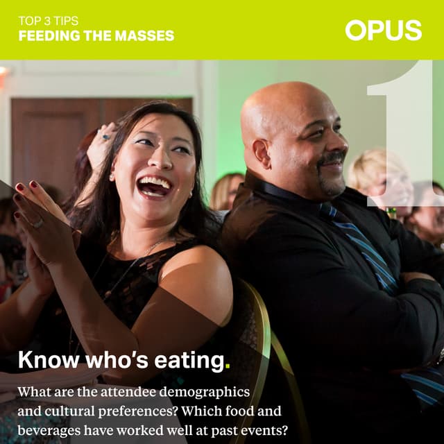 Top 3 Tips: Feeding the Masses