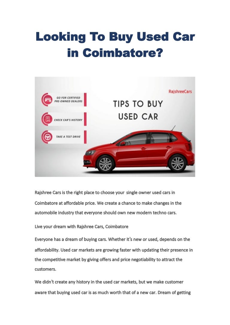 is second hand car worth buying