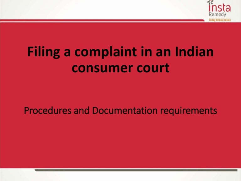 Documents Required to File a Complaint in Consumer Court of India