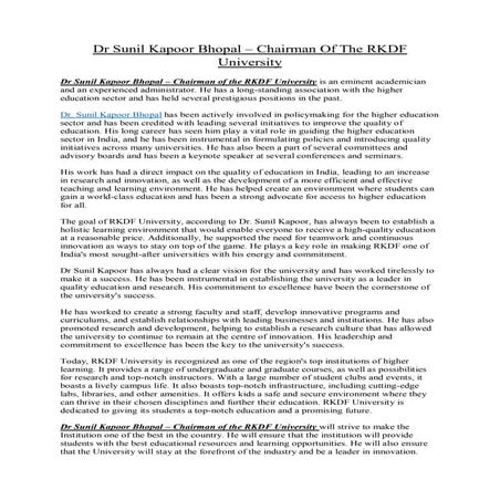 blog-Dr Sunil Kapoor Bhopal – Chairman of the RKDF University.pdf