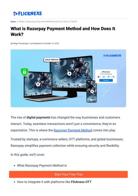 What is Razorpay Payment Method and How its Work