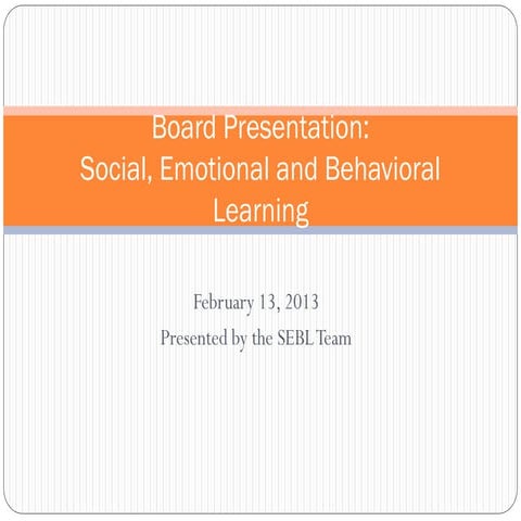 Blog   sebl presentation