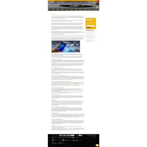 The top 12 Artificial Intelligence(AI) trends to watch out for in 2021