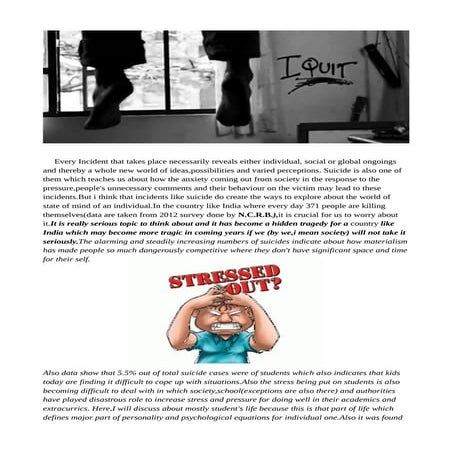 “Bad Education may end your life” : Role of education in suicides happening these days