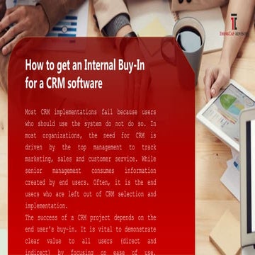 How to get an Internal Buy-In for a CRM software