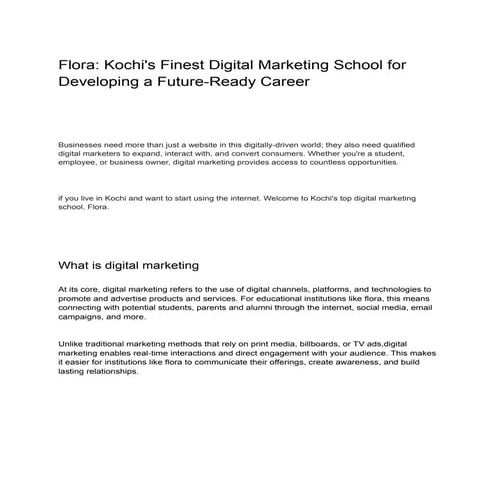 master the art and science of digital marketing | PDF