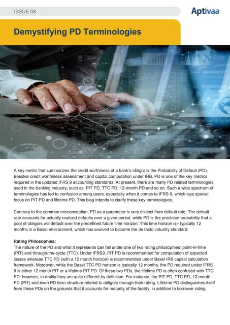Building Blocks of IFRS 9 Impairment Modeling | PDF