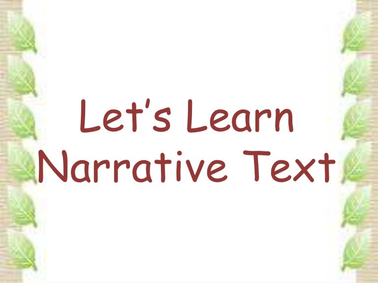 Narrative Text