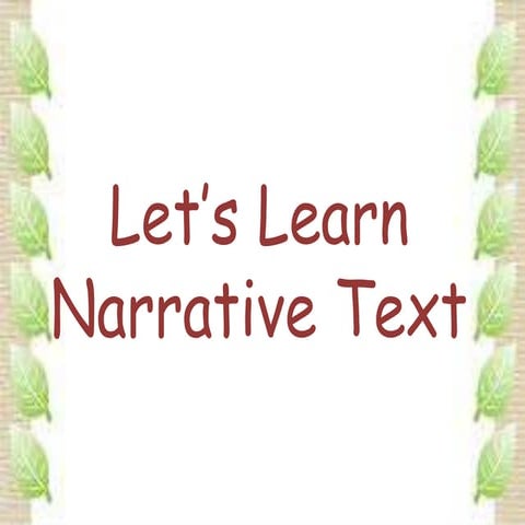 narrative text