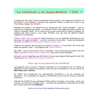 "NAVIDAD y Reyes MAGOS 1947"